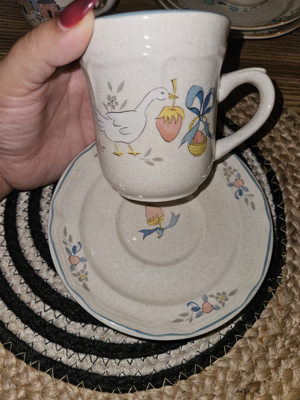 Marmalade Creamer And Saucer Plate